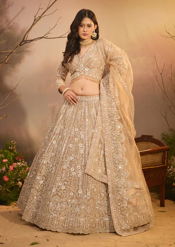 Luxury Silk Lehenga Set